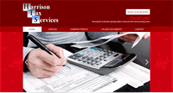 Desktop Screenshot of harrisontaxservice.com